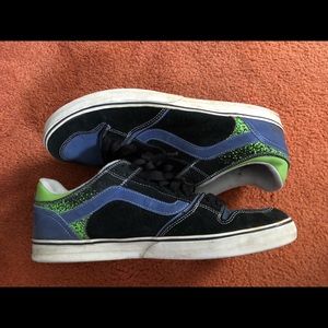 Vans blue and green low old school sneaker